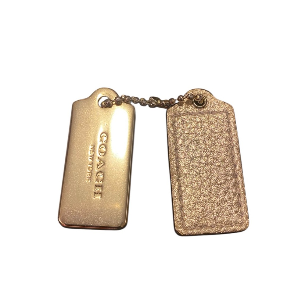 Coach Metallic Gold Keychain Set